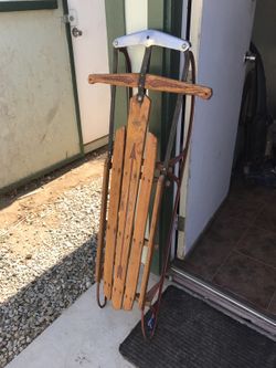 Vintage sled -flexible flyer