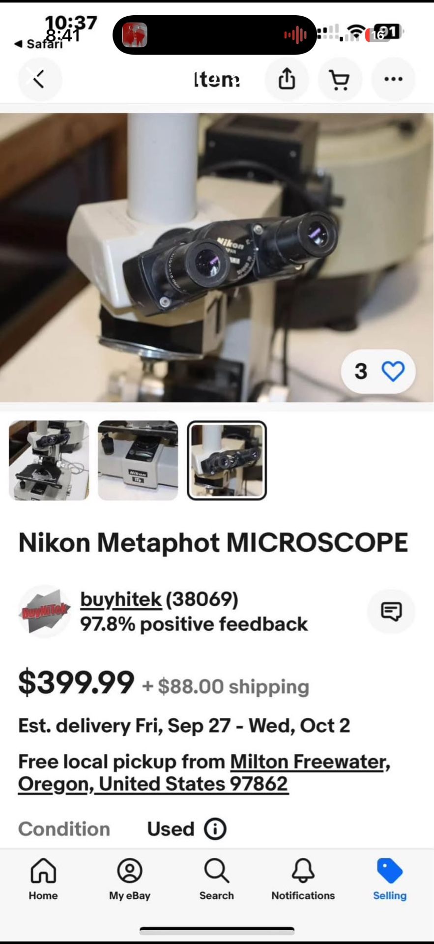Microscope Nikon Metaphot