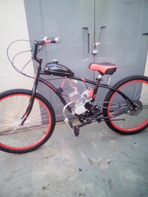New 2 Stroke Motorized Bike 100cc.