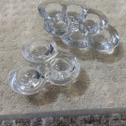 Candle holder really pretty when candles are in there