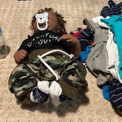 Reborn Baby Doll with Clothes and Accessories