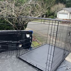 XXL Large Dog Kennel Crate Collapsible Like New 48”L by 30”W by 32” H