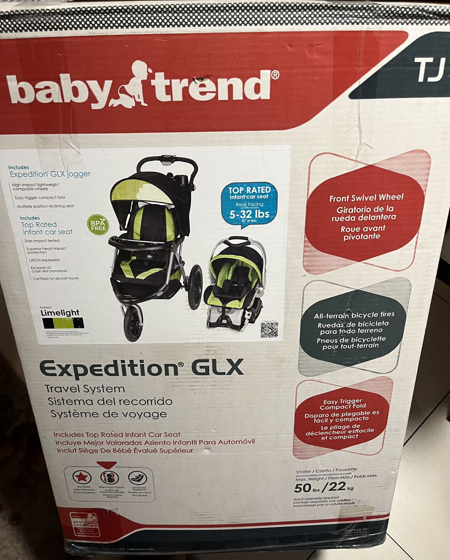 Baby Trend Expedition GLX Jogger Travel System