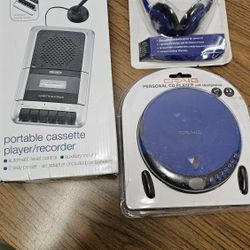 Portable Cassete Player Recorder