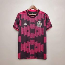 Mexico Pink Soccer Jersey 