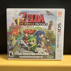 The Legend of Zelda Triforce Heroes for Nintendo 3DS video game console system or XL or New or 2DS Link Link’s Tri-Force