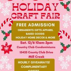 Holiday Bizaar  Craft Fair 