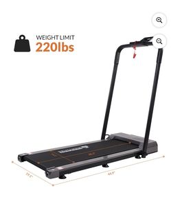 BalanceFrom SlimFold Dual-Mode Walking Pad, Compact Under-Desk Electric Treadmill with Remote Control & Transport Wheels, Quiet Space-Saving Walker fo