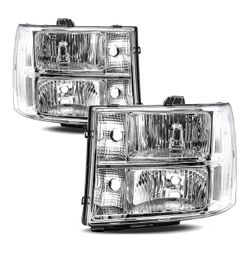 07-13 GMC Sierra Clear Headlights