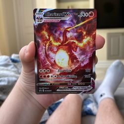 Charizard VMAX Trading Card - Red and Gold