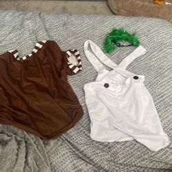 Oompa Loompa Dog Costume 