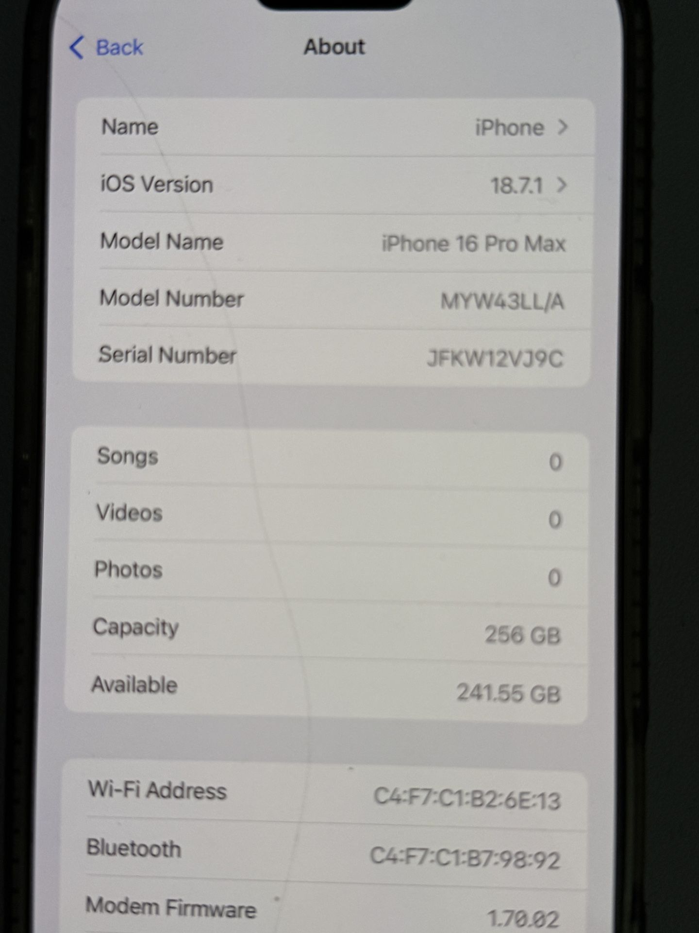 iPhone 16 Pro Max 256Gb UNLOCKED