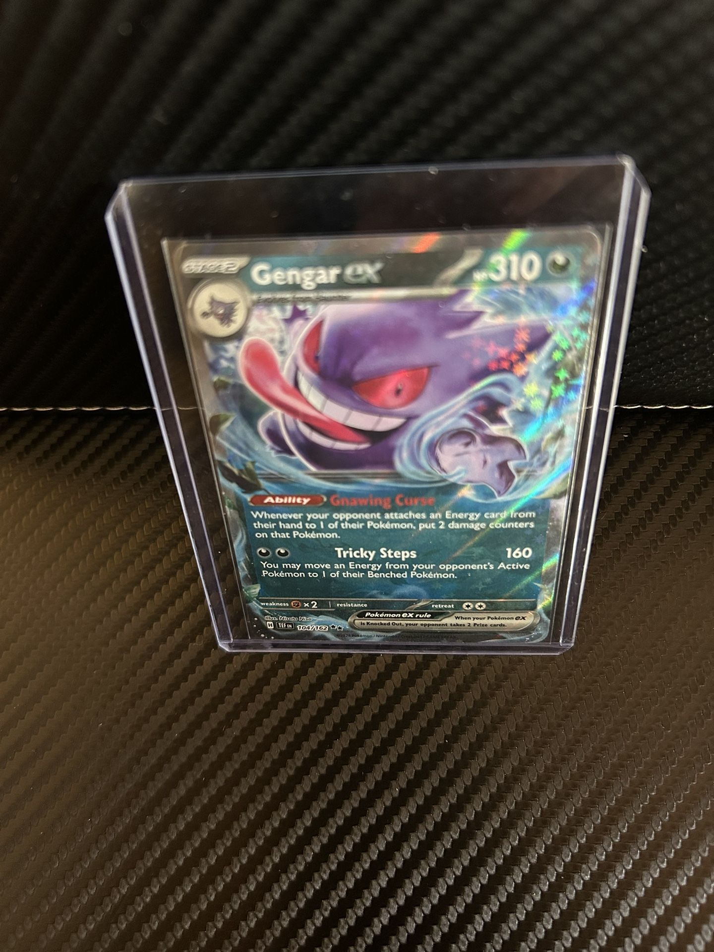 Gengar ex Temporal Forces Ultra Rare Pokémon TCG 104/162 Scarlet & Violet