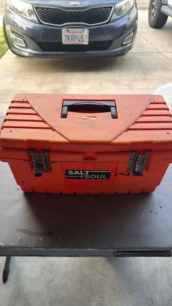 Salt + Soul Orange Hard Case Tool Box