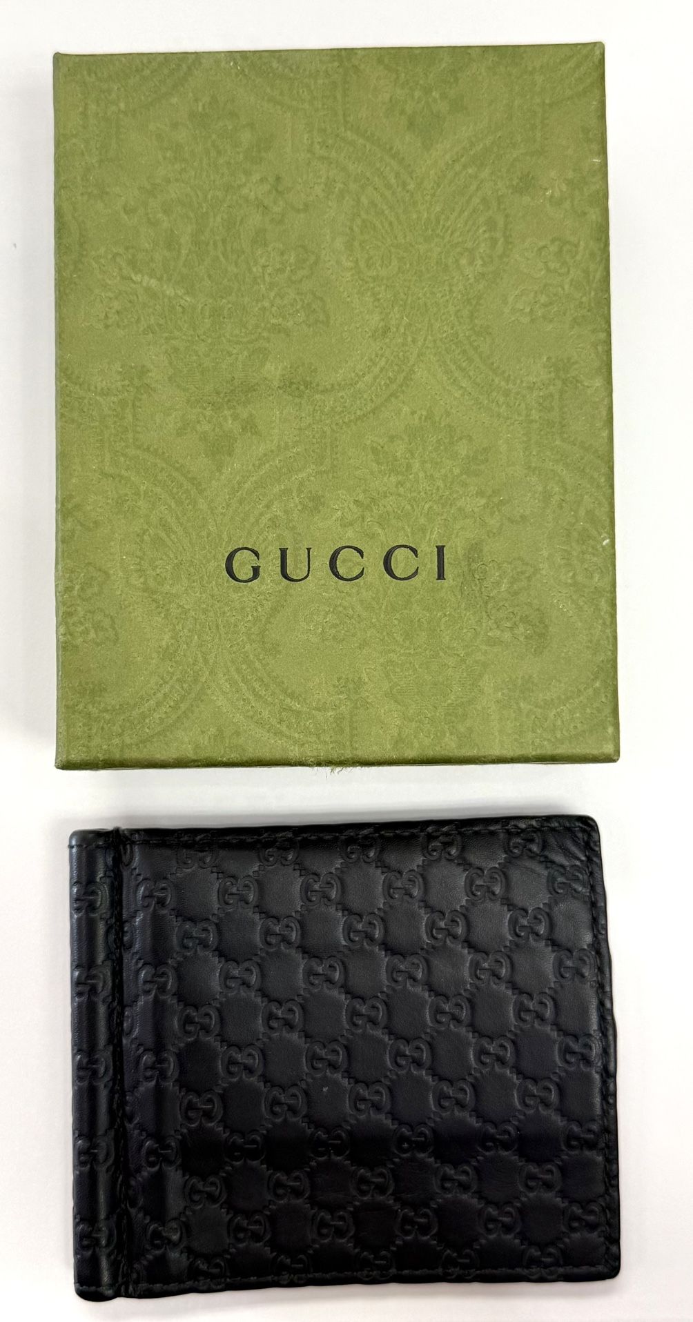 Gucci Black Leather Bifold Wallet
