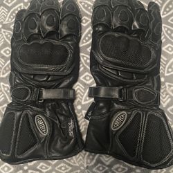 Leather Motorcycle Gloves