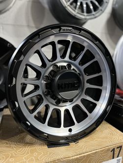 17x8.5 S-BLK MACH KMC WHEELS FOR SALE!!!!