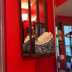 Wall Candle Holder Valance Mirrored Window Decor