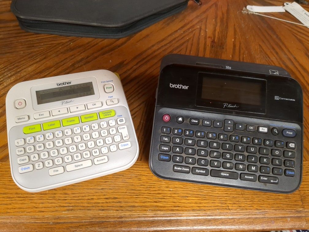 Two P Touch Label Printers