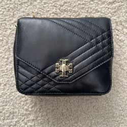 Tory Burch Mini Leather Crossbody - Black