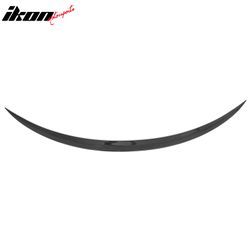 Fits 2017-2023 Benz C-Class C205 C43 C63 AMG IKON Style Trunk Spoiler Gloss Black ABS