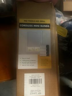 Mini cordless blinds