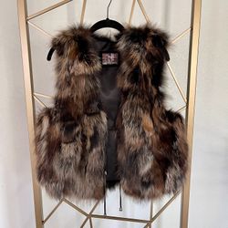 Genuine Fur Vest Small Size, Like New