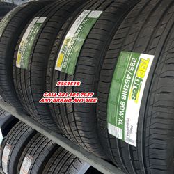 4 TIRES 235/45R18 TIRE 2354518 INSTALL BALNCE