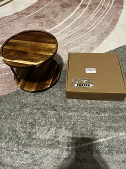New Wood Acacia Turntable 10” 