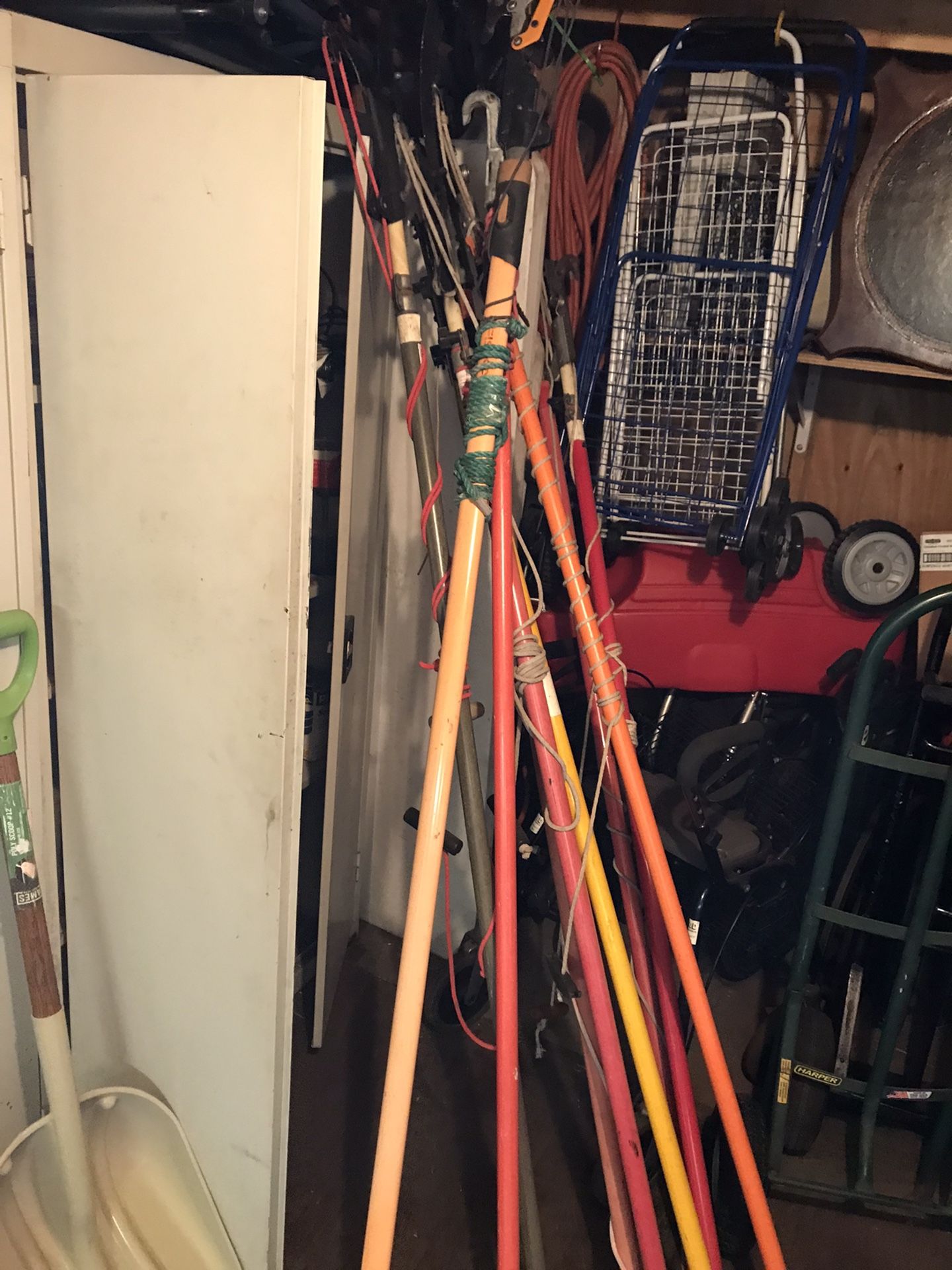 Corona Fiskars Wallace Tree Pole Pruner Saws Loppers Fiberglass Extends To16’ $35 Each