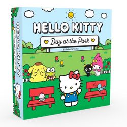 New Hello Kitty: Day at The Park - Tile Laying Family Board Game