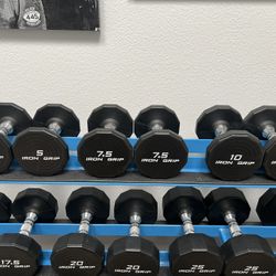 Commercial Complete Weight Set - Dumbbells And Rack $4k Or Best