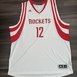 Adidas NBA Houston Rockets Dwight Howard #12 White Jersey Size 4XL Length +2