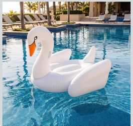 Pool inflatable swan float giant