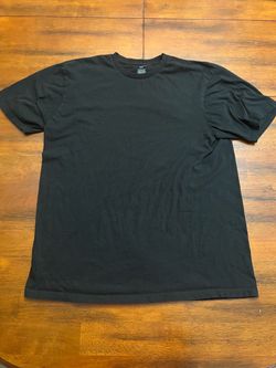 Black Crew Neck T-Shirt Size XL