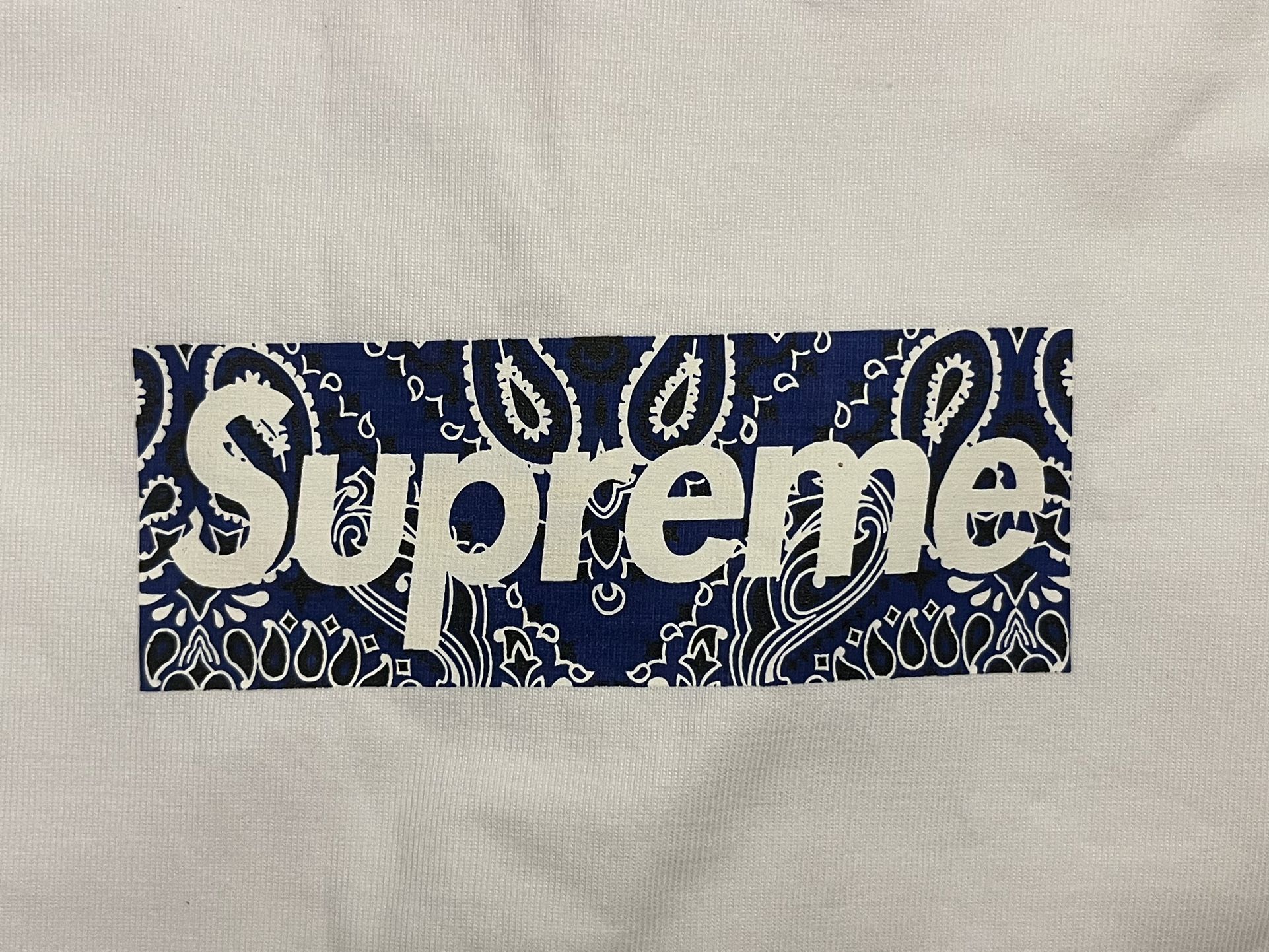 Supreme Bandana Box Logo Tee White