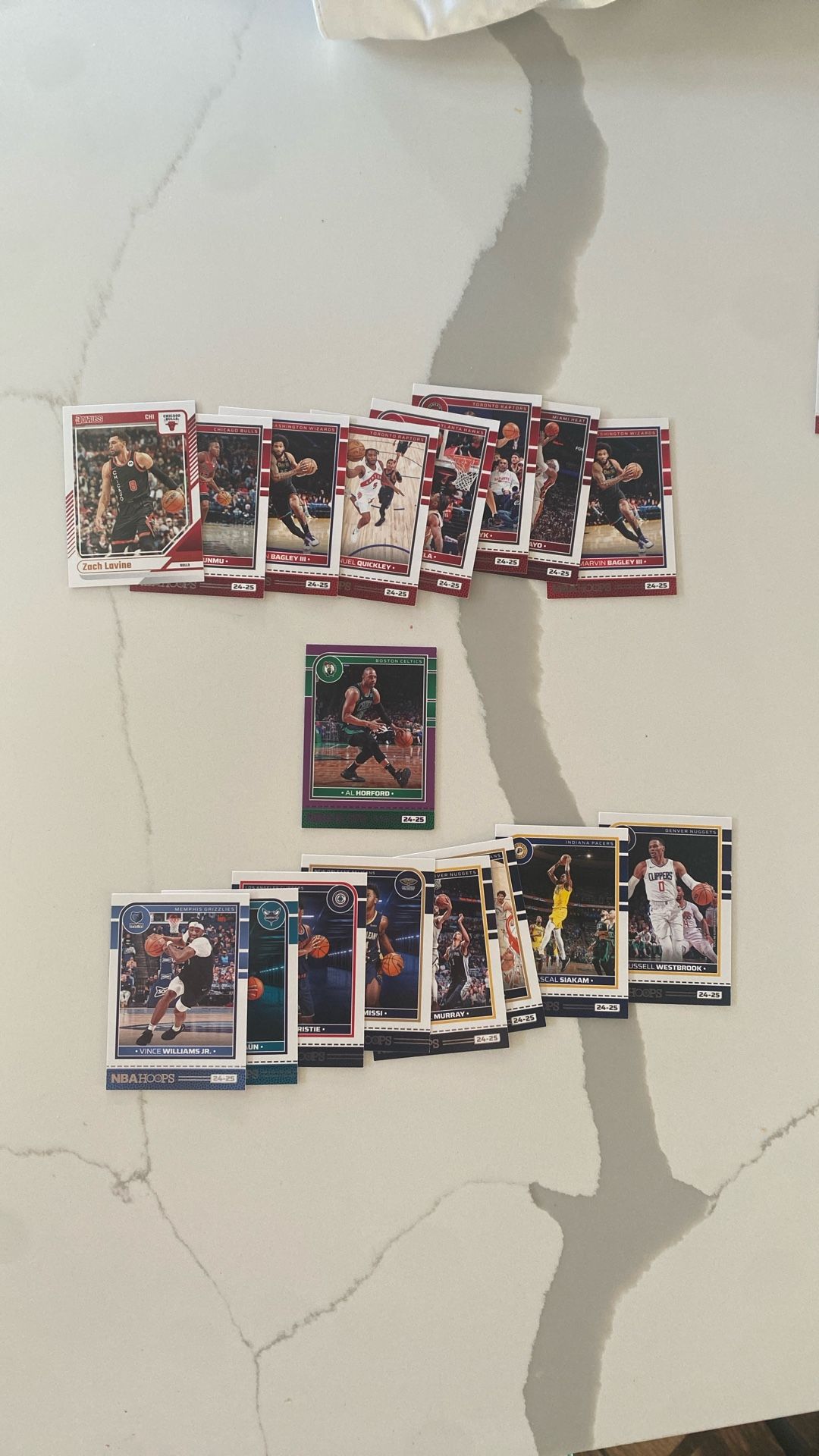 NBA HOOPS and Donruss Basketball Cards