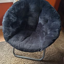 Fuzzy Folding Chair
