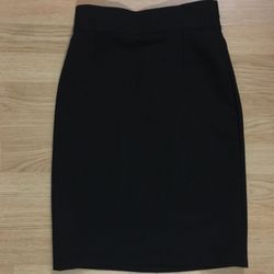 Brown pencil skirt