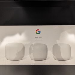 Google Nest Wi-Fi Router and 2 Points