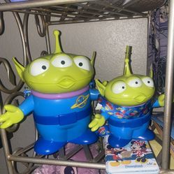 Toy Story Alien Annual Pass holder Popcorn Bucket And Sipper Cup
