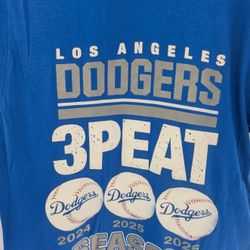 Dodgers Shirts Blue 3 Peat