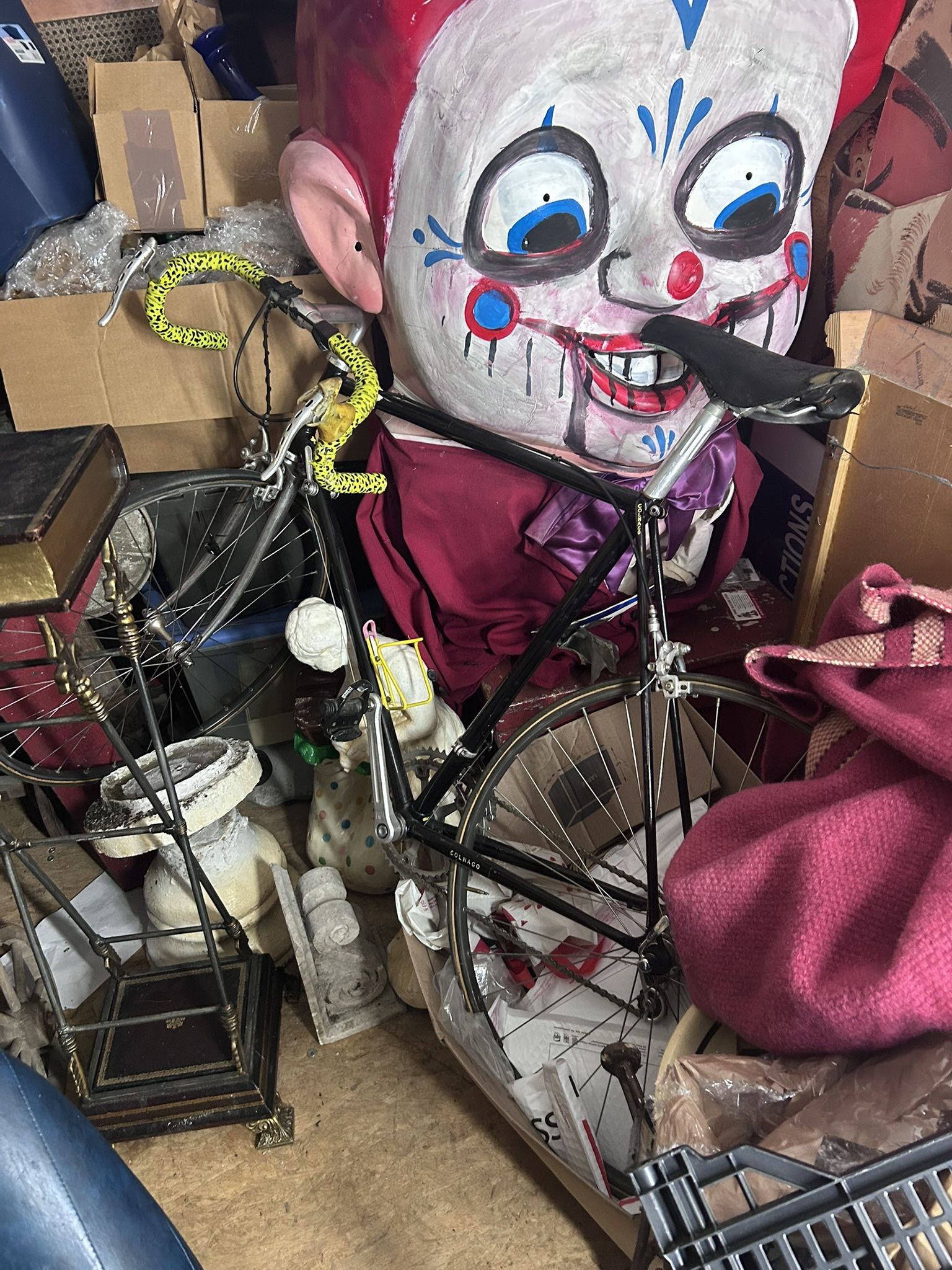 Antiques storage unit full of trinkets and collectible must haves items in here worth total over $1000 easy