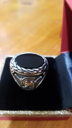 925 Sterling Silver ring medieval design
