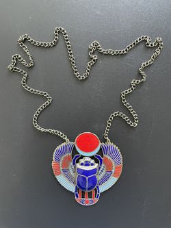 SCARAB BEETLE NECKLACE