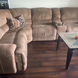 L-Shaped Power Reclining sectional 