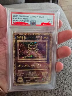 Ancient Mew Pokemon psa9 slab
