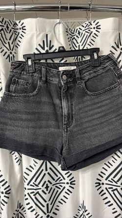 PacSun Washed Black Denim Shorts XL