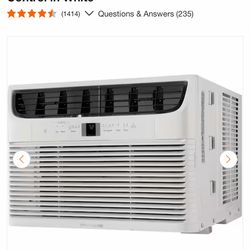 Frigidaire 15,100 BTU 115V Window Air Conditioner Cools 850 Sq. Ft. with Temperature Sensing Remote Control in White