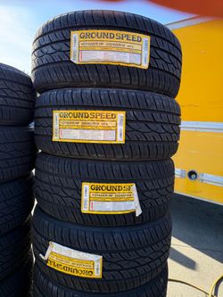 ✅vendo set de llantas 225/40r18 ground speed nuevas con 50,000 millas de garantía